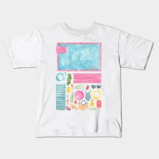 Pool Party! Kids T-Shirt